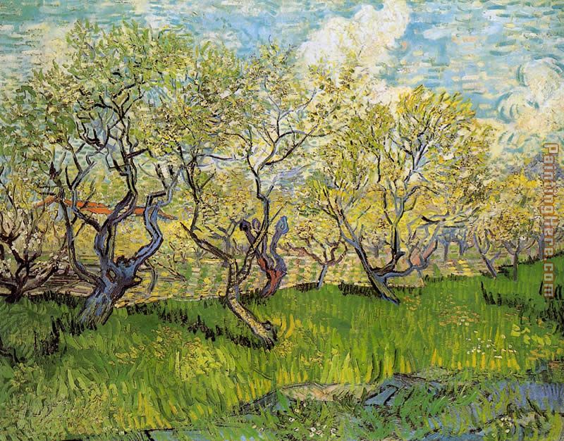 Orchard in Blossom 4 painting - Vincent van Gogh Orchard in Blossom 4 art painting